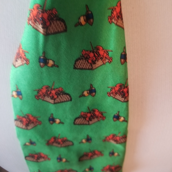 Nautica Lobster Trap Mens Tie Fishing - Picture 4 of 5